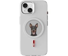 Dėklas XTREM Instant Custom E-INK, skirtas iPhone 15, baltas