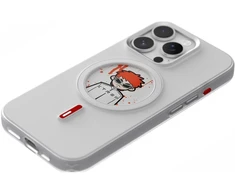 Dėklas XTREM Instant Custom E-INK skirtas iPhone 16 Pro Max baltas