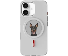 Dėklas XTREM Instant Custom E-INK skirtas iPhone 16 baltas