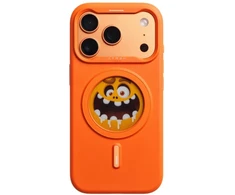 Dėklas XTREM Instant Custom E-INK skirtas iPhone 17 Pro oranžinis
