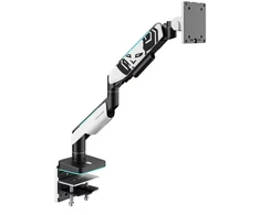 Diablo Chairs Diablo monitoriaus laikiklis 49-Inch | Baltas RGB X-Arm Dual