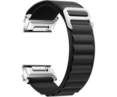 Dirželis Beline High Mountain Loop Watch, skirtas Garmin Enduro 3/Instinct 2X Solar/Descent Mk2i/D2 Mach 1 Pro, juodas