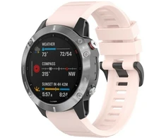 Dirželis Beline Silicone do Garmin Fenix E/Fenix 8/Fenix 7 Pro/MARQ Gen2/Epix Pro Gen2 rožinė
