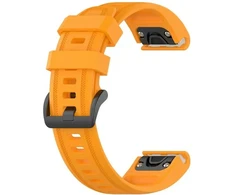 Dirželis Beline Silicone do Garmin Fenix 8/Fenix 7S/Fenix 6S/Fenix 5S/mk3/mk3i/Instinct 2S oranžinė