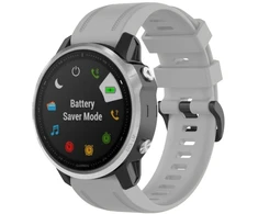 Dirželis Beline Silicone do Garmin Fenix 8/Fenix 7S/Fenix 6S/Fenix 5S/mk3/mk3i/Instinct 2S pilka