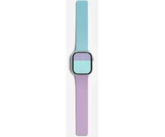 Dirželis Moft Snap Duo do Apple Watch 1-5/6/7/8/9/10/11/SE/SE 2/SE 3 (38/40/41/42 mm) peony/aqua