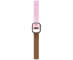 Dirželis Moft Snap Duo do Apple Watch 1-5/6/7/8/9/10/11/SE/SE 2/SE 3 (38/40/41/42 mm) rožinis/brownie
