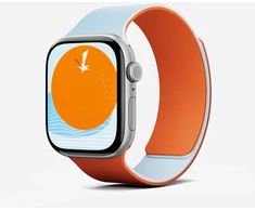 Dirželis Moft Snap Duo do Apple Watch 1-5/6/7/8/9/10/11/SE/SE 2/SE 3 (38/40/41/42 mm) sunrise/shoothing mist