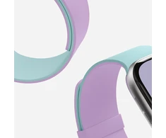 Moft Snap Duo apyrankė for Apple Watch 1-5/6/7/8/9/10/11/SE/SE 2/SE 3 (38/40/41/42 mm) navy peony/aqua