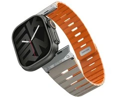 Apyrankė Skinarma Gemini for Apple Watch 49/46/45/44 mm pilkos spalvos
