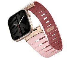Apyrankė Skinarma Gemini for Apple Watch 42/41/40 mm rožinės spalvos