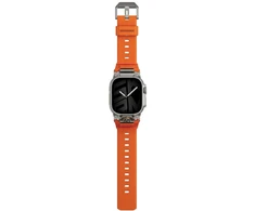 Dirželis Skinarma Talon do Apple Watch Ultra 49mm oranžinė