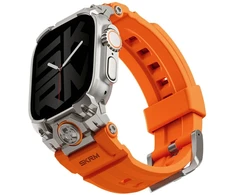 Dirželis Skinarma Talon do Apple Watch Ultra 49mm oranžinė