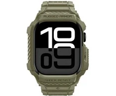 Spigen Rugged Armor Pro apyrankė skirta Apple Watch 46mm – žalios spalvos