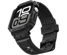 Spigen Rugged Armor Pro 2, matte juodas - Apple Watch 11 42mm