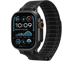 Spigen Fabric Band (hook-and-loop), juodas - Apple Watch 49mm/46mm/45mm/44mm
