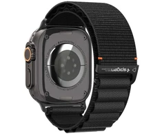Apyrankė Spigen WBF1 Strap for Apple Watch 44 / 45 / 46 / 49 mm – juodos spalvos