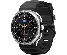 Spigen Silicone Band, juodas - Samsung Galaxy Watch 8 46mm/44mm/40mm