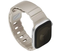 Dirželis UNIQ Alton do Apple Watch 42/41/40mm Silicone smėlio