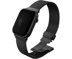 Apyrankė UNIQ Dante Pro skirtas Apple Watch 42/41/40mm Stainless Steel grafito juodos spalvos