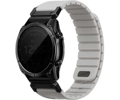 Dirželis UNIQ Fluo x Smart-Fit do Garmin 22mm pilka