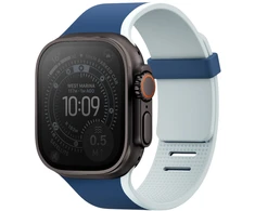 Dirželis UNIQ Revix IV Premium do Apple Watch 49/46/45/44mm Edition Reversible Magnetic tamsiai mėlyna-mėlyna