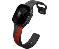 Apyrankė UNIQ Stride De Rubber skirtas Apple Watch 49/46/45/44mm charcoal
