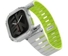 Apyrankė + dėklas Skinarma Gemini skirti Apple Watch 42mm niteglow