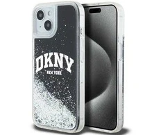 Apple iPhone 14 plus / 15 plus DKNY dėklas Liquid Glitter Big Logo (DKHCP15MLBNAEK) juodos spalvos
