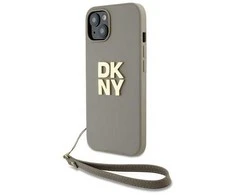 Dėklas „Apple iPhone 15 Plus DKNY Hardcase Wrist Strap Stock Logo“ (DKHCP15MPBSWSE)