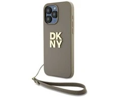 Dėklas „Apple iPhone 15 Pro Max DKNY Hardcase Wrist Strap Stock logotipas“ (DKHCP15XPBSWSE)