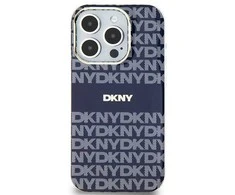 Apple iPhone 13 / 14 / 15 DKNY dėklas IML Mono & Stripe MagSafe (DKHMP15SHRHSEB) mėlynos spalvos