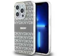 Apple iPhone 15 Pro Max DKNY dėklas IML Mono & Stripe MagSafe (DKHMP15XHRHSEE) beige