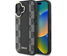 Apple iPhone 16 Plus DKNY Checkered Pattern MagSafe (DKHMP16MPCPVSLK) dėklas telefonui juodos spalvos