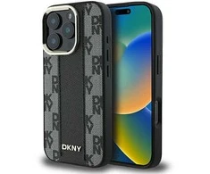 Apple iPhone 16 Pro Max DKNY Checkered Pattern MagSafe (DKHMP16XPCPVSLK) dėklas telefonui juodos spalvos