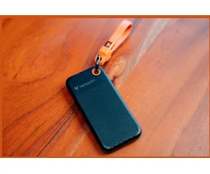 Dysk Zewnętrzny Verbatim Pocket SSD 128GB USB-C 3.2 gen.2 juoda-oranžinė 32435