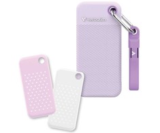 Kietasis diskas Dysk Zewnętrzny Verbatim Pocket SSD 2TB USB-C 3.2 gen.2 balta-violetinė 32323