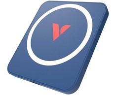 Kietasis diskas Mėlyna SSD diskas „Verbatim SnapBack Magnetic SSD“, 32075, 1000 GB, metaliko mėlyna spalva, „MagSave“, 2 USB-C kabeliai