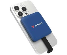 Kietasis diskas Mėlyna SSD diskas „Verbatim SnapBack Magnetic SSD“, 32075, 1000 GB, metaliko mėlyna spalva, „MagSave“, 2 USB-C kabeliai