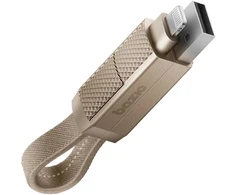 Energea Kabelis Bazic GoCharge Alucable 4in1 (USB-A/USB-C - USB-C/Lightning) 15cm 60W 3A PD Fast Charge auksinis