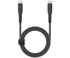 ENERGEA Flow USB-C į USB-C Kabelis 1.5m juodos spalvos 240W 5A PD Fast Charge