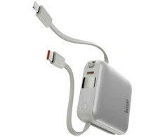 Energea PowerBank 3in1 Bazic Fusion Mini 10000mAh kabelis USB-C/Lightning pilkos spalvos