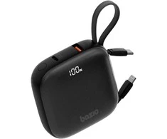 Energea PowerBank 4in1 Bazic Fusion 10000mAh PD20W USB-C/Lightning juodos spalvos