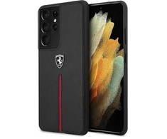 Telefono dėklas Ferrari FEOSIHCS21LBK S21 Ultra G998
