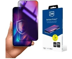 3mk Rainbow Privacy grūdintas stiklas skirtas Apple iPhone 16e