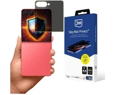 3MK šilkinė matinė ekrano apsauga, skirta „Samsung Galaxy Z Flip7“