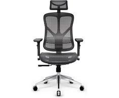 Ergonominė kėdė Diablo V-Basic Normal Ergonomic Chair, Pilkos/ Juodos spalvos