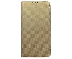 Dėklas Smart Magnet book Apple iPhone 15 6.1″ aukso spalvos