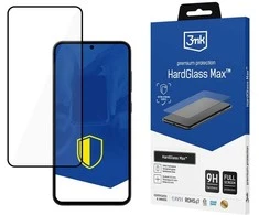 Grūdintas ekrano stiklas visam ekranui 0,3 mm juodas 3mk HardGlass Max