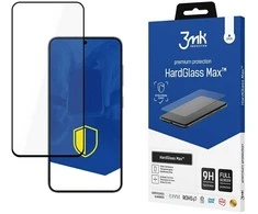 Apsauginis stiklas 3MK HardGlass Max su aplikatoriumi skirtas Samsung Galaxy S25 FE